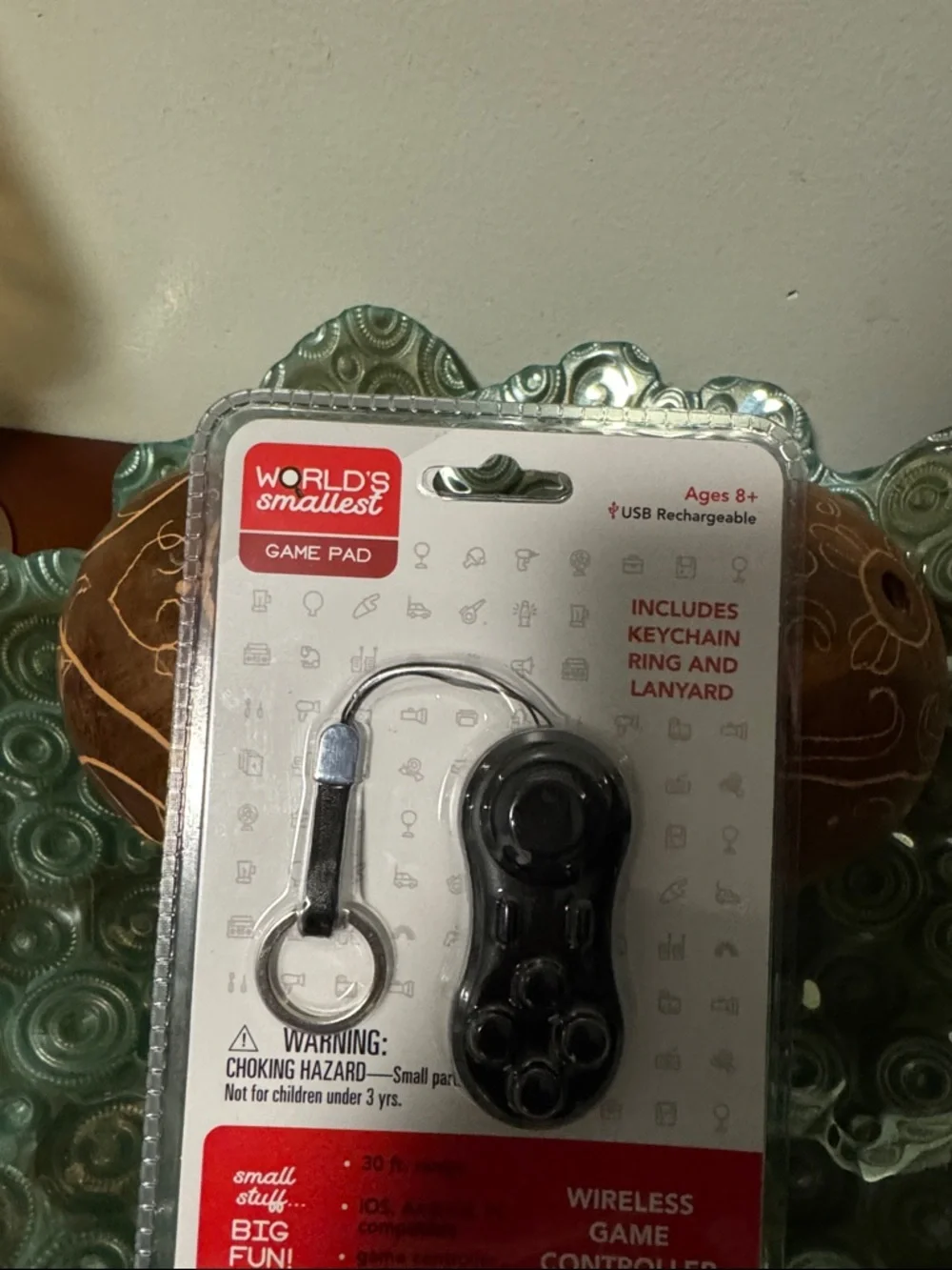 ***2/$15*** Black Wireless Game Controller Keychain
